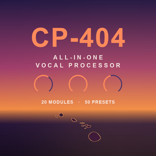 CP-404 — Every vocal tool you'd reach for, on one screen.